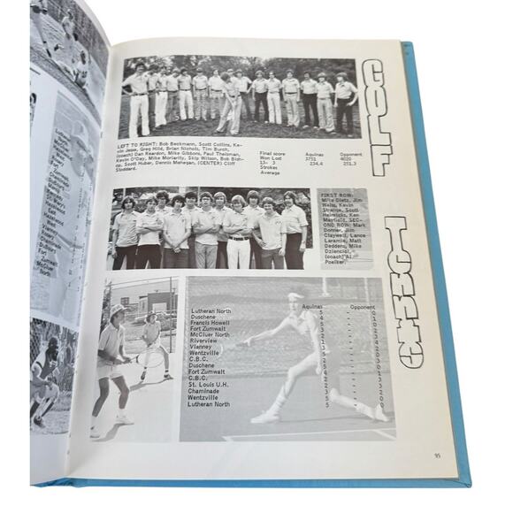Yearbook 1977 Aquinas High School Florissant Missouri MO St Thomas Memory READ - Picture 3 of 10